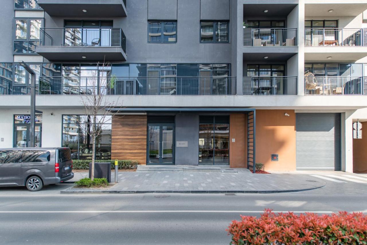 Modern Apartment In Belgrade Waterfront Exterior foto